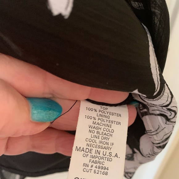 ⬛️🌝⬛️🌝⬛️♣️⬛️🌝⬛️🌝⬛️🌝⬛️🌝⬛️🌝⬛️🌝R &M Richard’s Skirt W/Matching Top Petite - Picture 5 of 9